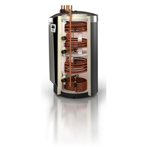 Электрический аккумулятор - EcoZenith i555 - CTC Enertech Group  - современный / из нержавеющей стали / серый