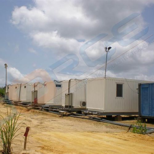 Сборное здание - POINTE NOIRE CONTAINER CAMP - DORCE Prefabricated Building & Construction Industry Trade Inc.  - модульное / контейнер / из стали