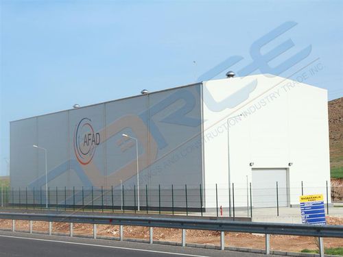 Промышленное ангар - LOGISTICS WAREHOUSE FOR AFAD - DORCE Prefabricated Building & Construction Industry Trade Inc. 