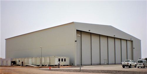 Сборное здание - AIRCRAFT HANGAR - DORCE Prefabricated Building & Construction Industry Trade Inc.  - модульное / из стали / металлический каркас