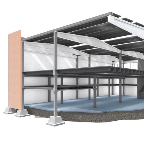Сборная изолированная опорная плита - EBAWE Anlagentechnik GmbH  - с бочкой / из бетона / из железобетона