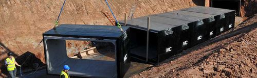 Крытый лоток из предварительно подготовленного бетона - BOX CULVERTS - F P McCann Ltd 