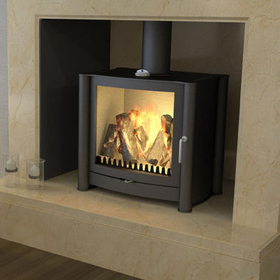 Печь-камин на дровах - FB2 - Firebelly Stoves  - 0-5 кВ / 12 кВ / двусторонняя