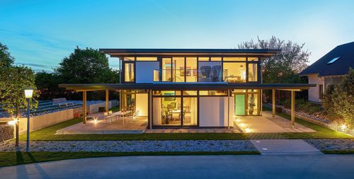 Сборный дом - MODUM 10 SAMPLE 6 - Huf Haus  - экологический / современный / двухэтажный