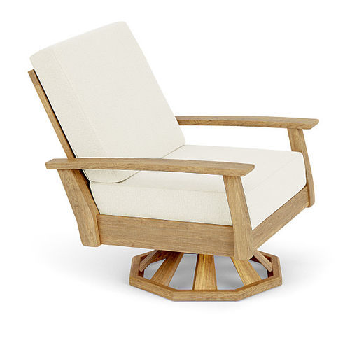 Современное кресло - Haven  - Barlow Tyrie - из Sunbrella® / из тикового дерева / с регулируемым наклоном