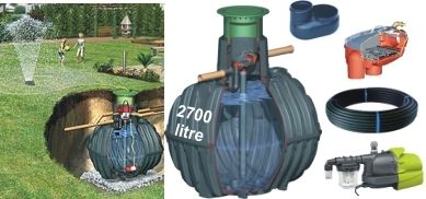 Резервуар для сбора дождевой воды - GF-372001-GUK1 - RainWater Harvesting - заглубленный