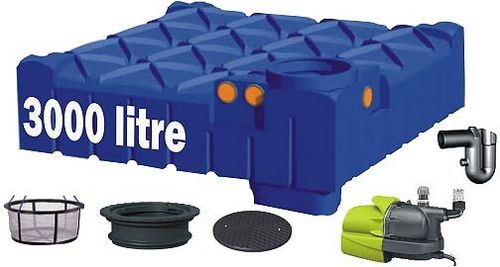 Сборный бак для хранения воды - RWH-3099FL-GUK1 - RainWater Harvesting - заглубленный