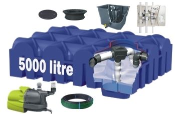 Резервуар для сбора дождевой воды - RWH-5099FL-DUK4 - RainWater Harvesting - заглубленный