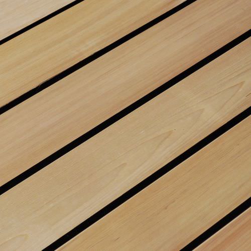 Облицовка фасада из реек - WESTERN NO. 2 CLEAR RAINSCREEN  - Silva Timber Products  - из кедра / пазованная