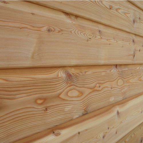 Листовая облицовка фасада - SIBERIAN LARCH SHIPLAP  - Silva Timber Products  - из дерева / пазованная
