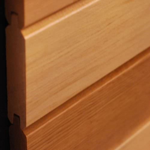 Облицовка фасада из реек - WESTERN VERTICAL GRAIN TONGUE  - Silva Timber Products  - из кедра / пазованная