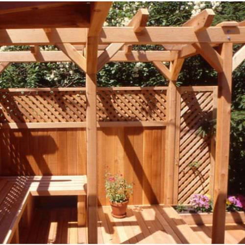 Ограждение из дерева - KNOTTY GRADE SQUARE POST - Silva Timber Products  - для наружного применения / для балкона / для террасы