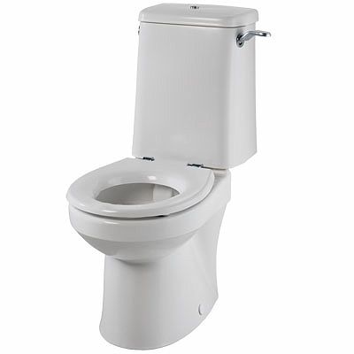 Напольный унитаз - SOLA: SA1968WH - Twyford Bathrooms  - из керамики / с ручкой / безободковый