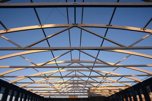 Балка из клееного бруса - FREESPAN TRUSS - Wiehag - прямоугольного сечения / решетка