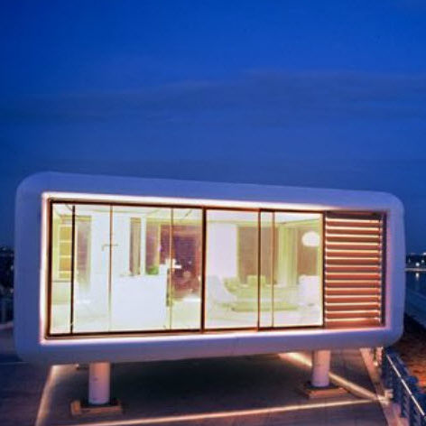 Модульный дом - 001 - loftcube - современный