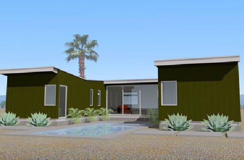 Сборный дом - DESERT HOT SPRINGS - OMD office of mobile design - экологический / модульный / современный
