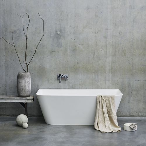 Отдельностоящая ванна - PATINATO PETITE - Clearwater Baths - из композита / белая
