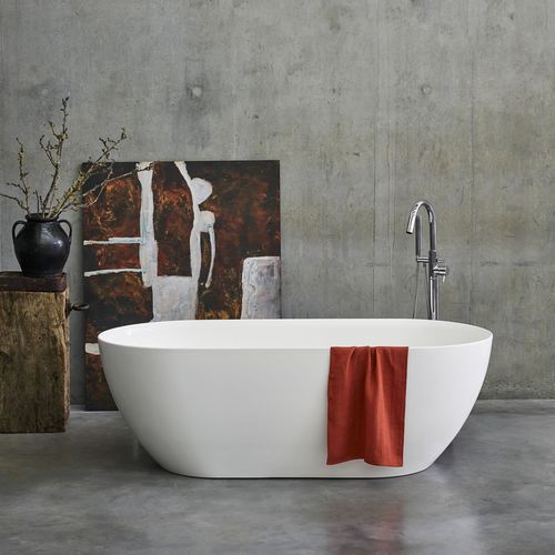 Овальная ванна - FORMOSO GRANDE - Clearwater Baths - отдельностоящая / из композита / белая