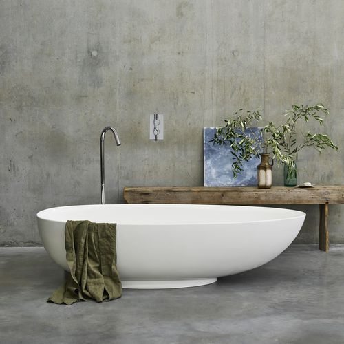Овальная ванна - TEARDROP PETITE - Clearwater Baths - отдельностоящая / из композита / из акрила