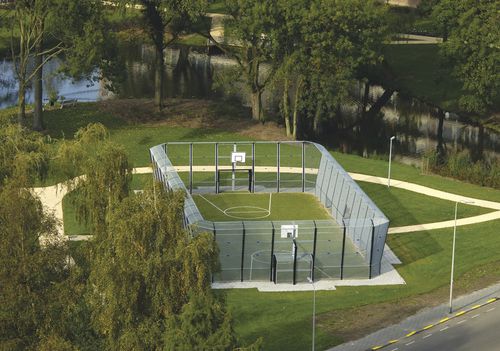 Мультиспортивная площадка для коллективной организации - OMNISTADIUM - VelopA