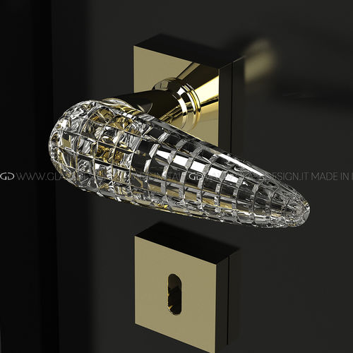 Ручка для двери - Luxor Home - GLASS DESIGN Srl - из латуни / из кристалла / современная