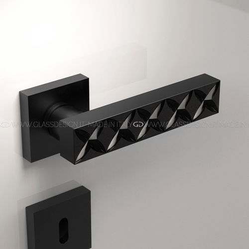 Дверная ручка - Xeni Home - GLASS DESIGN Srl - из латуни / из кристалла / современная