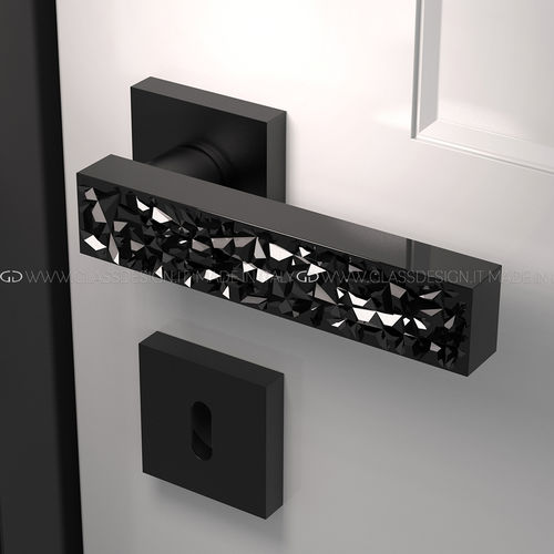 Дверная ручка - Kymi Ice Home - GLASS DESIGN Srl - из латуни / из кристалла / современная
