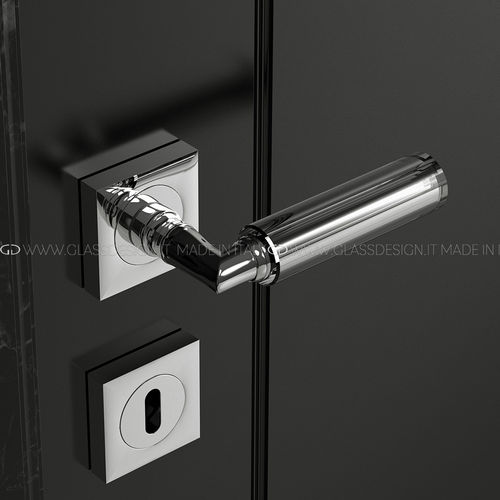 Дверная ручка - Kikka Krystal Home - GLASS DESIGN Srl - из латуни / из кристалла / современная