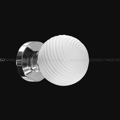 Современная ручка-кноб - Torciglione - GLASS DESIGN Srl - классическая / из латуни / из кристалла