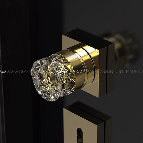 Современная ручка-кноб - Mirage Home - GLASS DESIGN Srl - классическая / из латуни / из кристалла