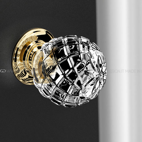 Классическая ручка-кноб - Stella Pull & Push - GLASS DESIGN Srl - из латуни / из кристалла