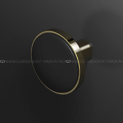 Современный крючок - Leather - GLASS DESIGN Srl - из металла / из кожи / индивидуальный
