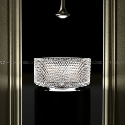 Настольная раковина - Villa / Villa Lux - GLASS DESIGN Srl - из кристалла / круглая / без отверстия