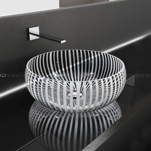 Настольная раковина - Dea Murano - GLASS DESIGN Srl - из муранского стекла / круглая / без отверстия