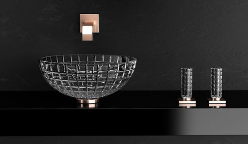 Двухрычажный смеситель для раковины - GLAMOROUS LUXOR - GLASS DESIGN Srl - настольный / из кристалла / для ванной комнаты