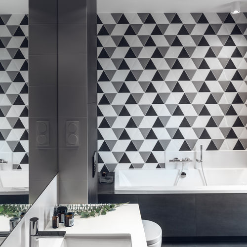 Плитка из керамики - TRIANGLES - Normandy Ceramics - Carrelage Design - relief - глянцевая / эмалевая / сатинированная