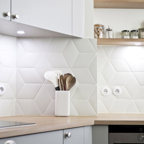 Плитка из керамики - LOSANGES - Normandy Ceramics - Carrelage Design - relief - глянцевая / эмалевая / сатинированная