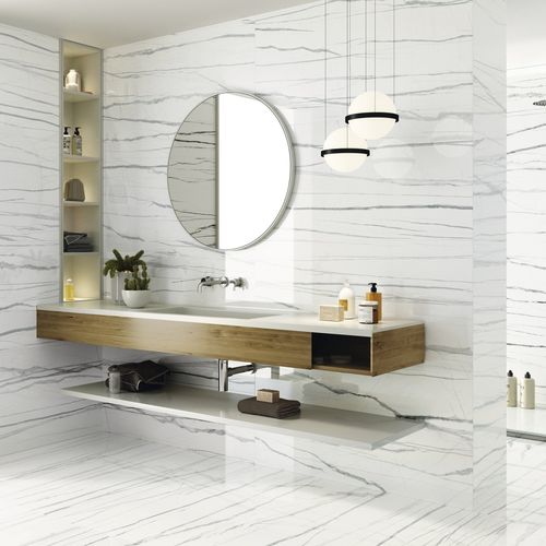 Плитка из фарфора - DAREN - AZULEJOS BENADRESA - полированная / глянцевая / для интерьера