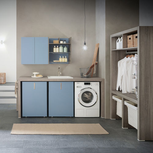 Шкаф для прачечной - COMPOSIZIONE 1 - AZZURRA ARREDOBAGNO