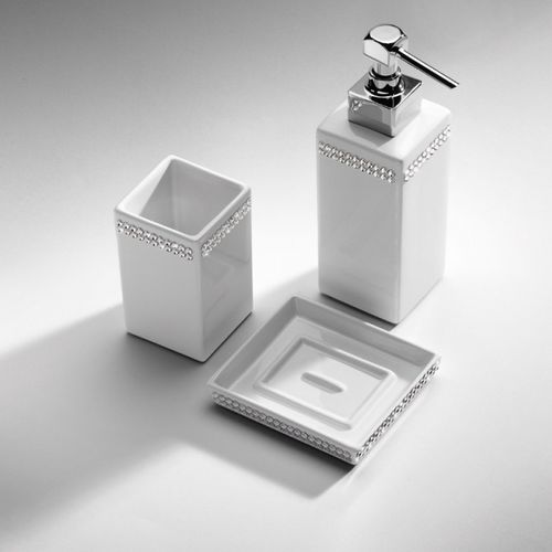 Мыльница из кристаллов Swarovski® - GIOIELLO - OML SRL - из керамики