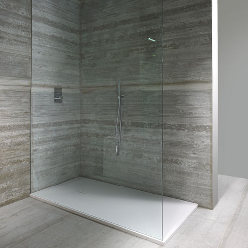 Прямоугольный душевой поддон - PTTOFLAT 01 - CASA BATH - из мрамора / с дренажным каналом