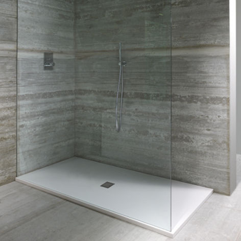 Прямоугольный душевой поддон - PTTOFLAT 05 - CASA BATH - из мрамора / с дренажным каналом