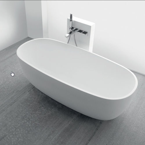 Овальная ванна - VASCA SMALL 01 - CASA BATH - отдельностоящая / из композита / белая