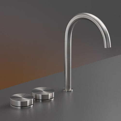 Двухрычажный смеситель для раковины - GIO16  - CEADESIGN - настольный / из нержавеющей стали / для ванной комнаты