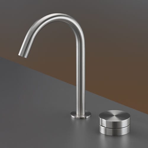 Однорычажный смеситель для раковины - GIO69 - CEADESIGN - настольный / из нержавеющей стали / для ванной комнаты