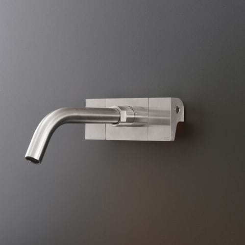 Двухрычажный смеситель для раковины - NEU01 - CEADESIGN - настенный / из нержавеющей стали / для ванной комнаты