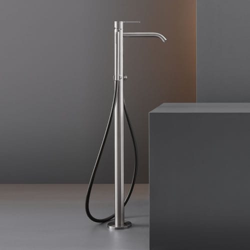 Однорычажный смеситель для ванны - INV61 - CEADESIGN - напольный / из нержавеющей стали / для ванной комнаты