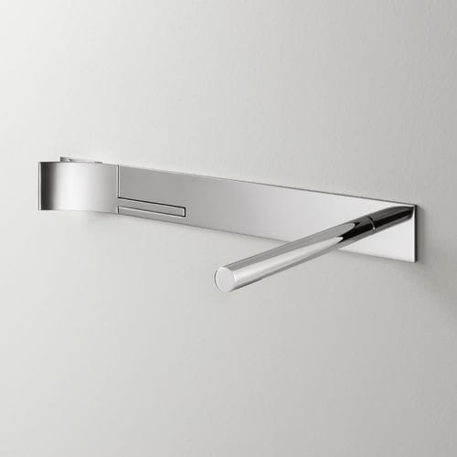 Однорычажный смеситель для раковины - CUT01 - CEADESIGN - настенный / из нержавеющей стали / для ванной комнаты
