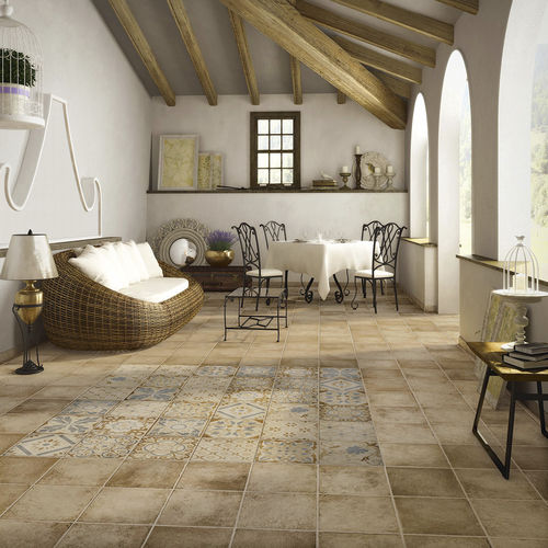 Плитка из керамогранита - TERRE TOSCANE - COTTO TUSCANIA - для интерьера / для наружного применения / напольная