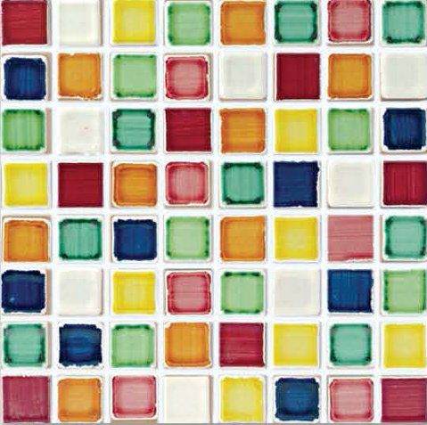 Мозаика из керамики - QUADRA - MULTICOLORE - DE MAIO FRANCESCO - для интерьера / настенная / квадратная
